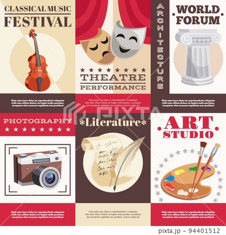 Arts Posters Set 94401512
