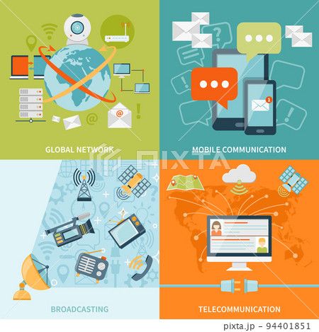Telecommunication 2x2 Design Concept 94401851