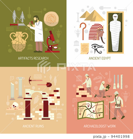 Archeology Concept Illustration 94401998