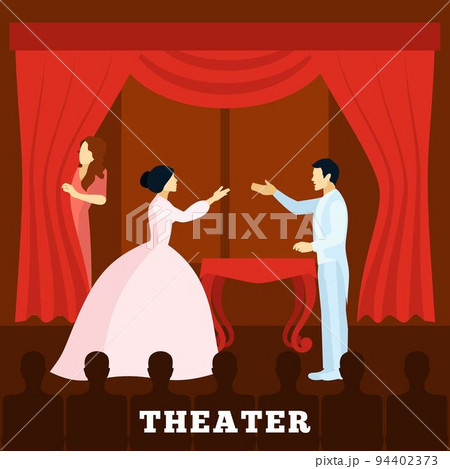 Theatre Stage Performance With Audience poster 94402373