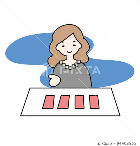 怪しいタロット占い師のイラスト 94403855