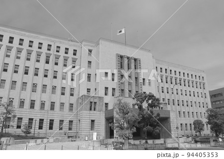 大阪府庁(モノクロ) 大阪府庁(モノクロ) 94405353