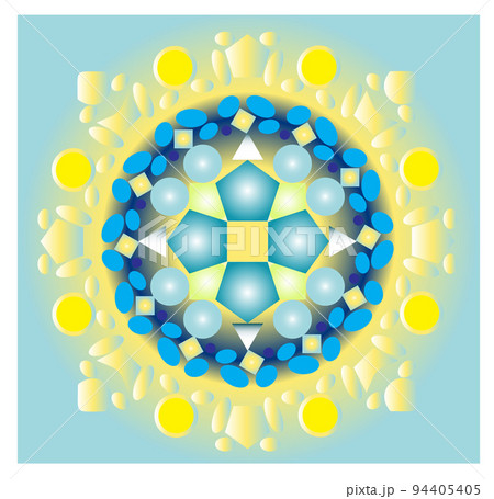 Polar ornament pattern, lace, style and inspiration for embroidery, cyclic drawing picture. Polar ornament pattern, lace, style and inspiration for embroidery, cyclic drawing picture. 94405405