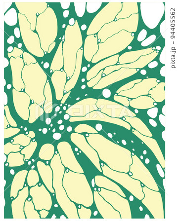 Abstract composition pattern floral theme based on the author`s sketch. Abstract composition pattern floral theme based on the author`s sketch. 94405562