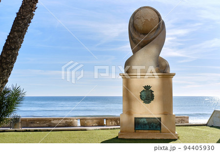 Santa Pola monument on the coast of Mediterranean Sea Santa Pola monument on the coast of Mediterranean Sea 94405930