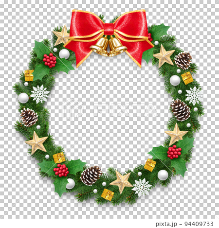 聖誕花環圖真實 聖誕花環圖真實 94409733