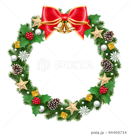 クリスマスリース イラスト リアル  94409734