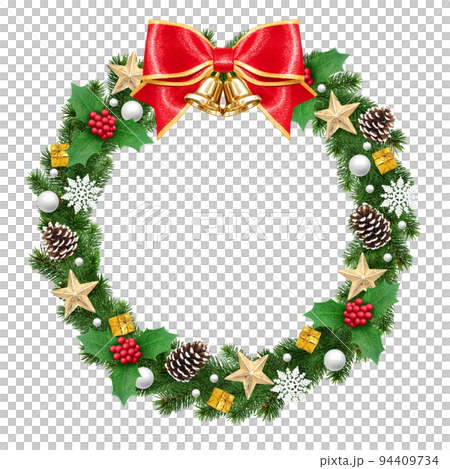クリスマスリース イラスト リアル  94409734