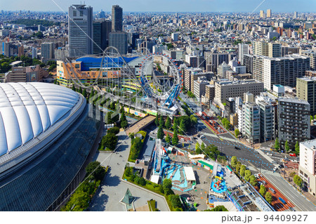 東京ドームホテルより東京ドームシティ　LAQUA　ラクーアを望む 94409927