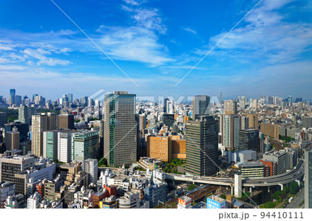 東京ドームホテルより港区　新宿方面の高層ビル街を望む 94410111