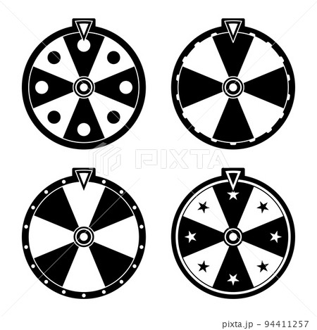 Fortune Wheel isolated on white background Fortune Wheel isolated on white background 94411257