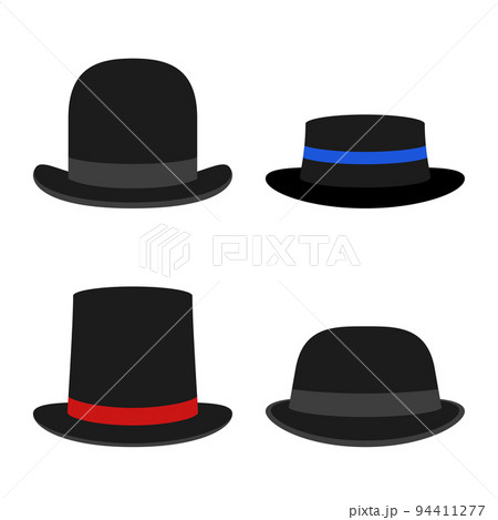 Set of Hat isolated on white background Set of Hat isolated on white background 94411277