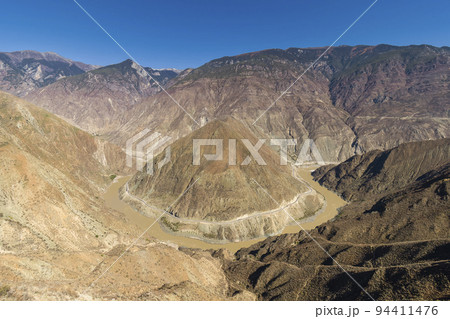 中国雲南省・四川省 金沙江大拐湾 / Great Bend of the Jinsha River 94411476