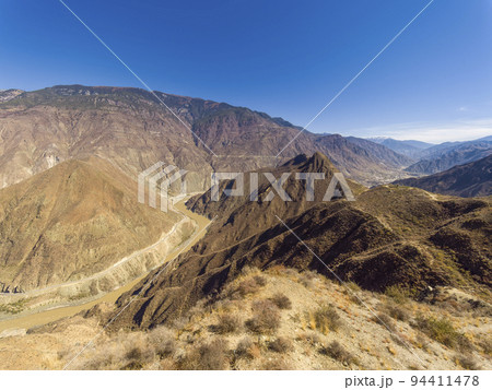 中国雲南省・四川省 金沙江大拐湾 / Great Bend of the Jinsha River 94411478