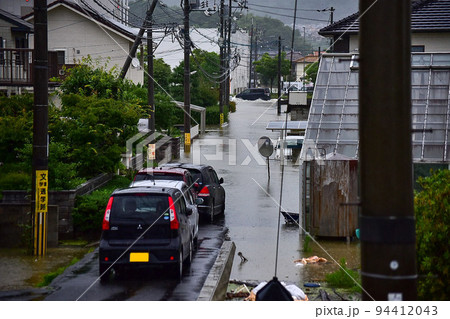 西日本豪雨、浸水、被害、避難 94412043