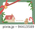 クリスマス　シンプルなフレーム　背景 94413589