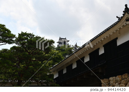 夏の高知城 94414420