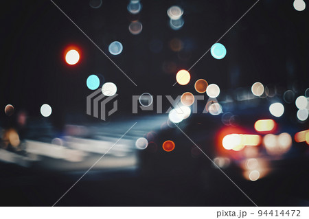 夜の運転 ぼかし風景 夜の運転 ぼかし風景 94414472