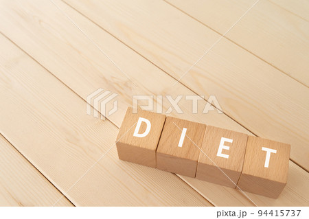 DIETと書かれたブロック DIETと書かれたブロック 94415737