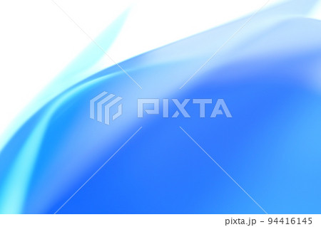 青色系背景　緩やかな流れ・ライン　グラデーション　 94416145