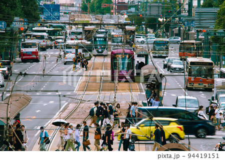 2022年9月 広島市内を走る路面電車 2022年9月 広島市内を走る路面電車 94419151