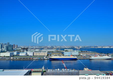 テレコムセンタ展望台からお台場の風景 94419384