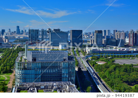 テレコムセンタ展望台からお台場の風景 テレコムセンタ展望台からお台場の風景 94419387