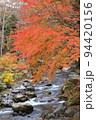 紅葉と川 94420156