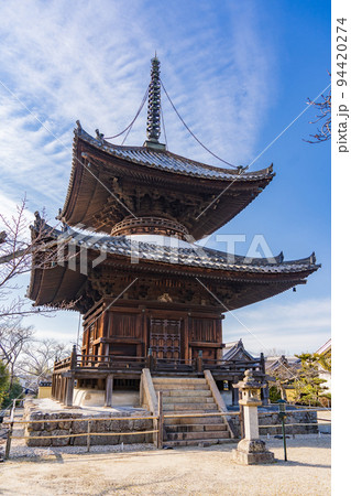 大阪府太子町 叡福寺の多宝塔 大阪府太子町 叡福寺の多宝塔 94420274