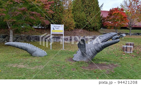 モササウルス像【北海道・むかわ町】 94421208