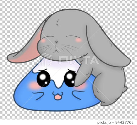 [First Dream] Rabbit hugging Mt. Fuji [New Year] 94427705
