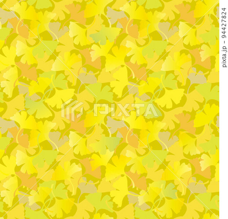 和柄シームレスパターン-イチョウづくし 94427824