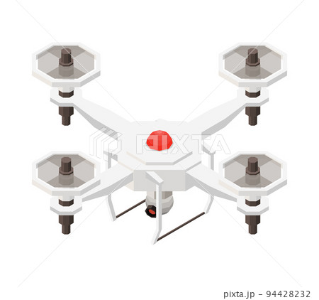 Quadrocopter Isometric Illustration 94428232