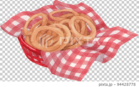 American fast food watercolor icon 94428778