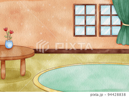 Piglet life in spring watercolor icon - Stock Illustration [94428838] -  PIXTA