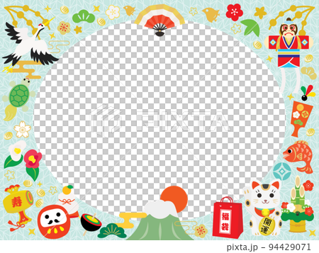 New Year's lucky frame 94429071