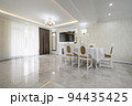 Luxurious large domestic kitchen with marble floor 94435425