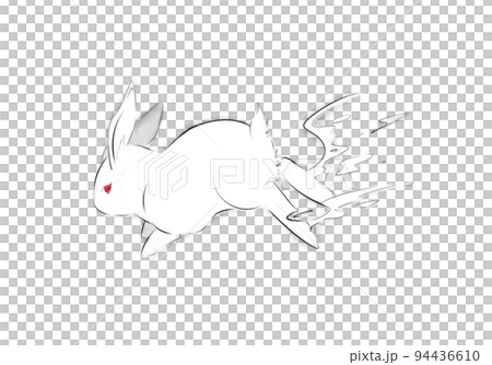 走る兎のイラスト 94436610