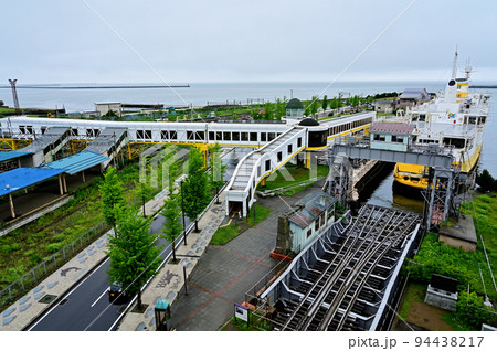 青森駅ホーム 青函連絡船連絡橋 青森県青森市 青森駅ホーム 青函連絡船連絡橋 青森県青森市 94438217