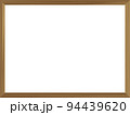 4：3の茶色の木製フレームの透過PNGのイラスト 94439620