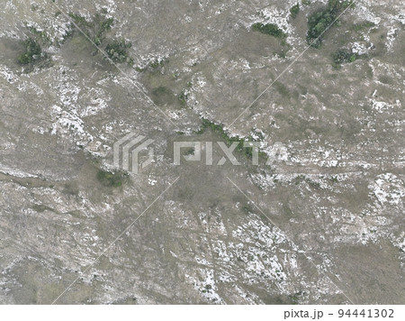 Epic Aerial Over Large Herd Of Wild Horses Running Galloping In Wild Nature Slow Motion Through Meadow Golden Hour Horse Breeding Ecology Exploration Power Concept 4K 94441302