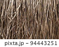 Straw texture. Tropic roof summer background. 94443251