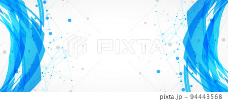 Template for science and technology presentation. Plexus style background. Template for science and technology presentation. Plexus style background. 94443568