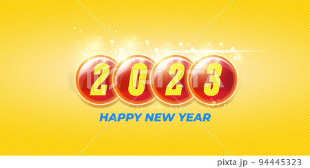 2023 Happy new year horizontal web banner background and 2023 greeting card, cover with text. vector 2023 new year sticker, label, icon, logo and badge isolated on stylish orange modern background 2023 Happy new year horizontal web banner background and 2023 greeting card, cover with text. vector 2023 new year sticker, label, icon, logo and badge isolated on stylish orange modern background 94445323