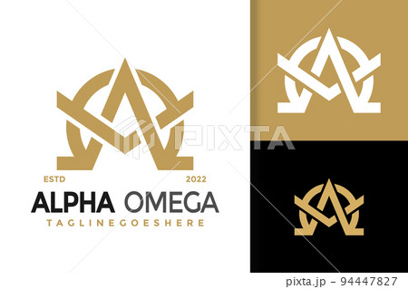 A Letter Omega Logo Design, brand identity logos vector, modern logo, Logo Designs Vector Illustration Template 94447827