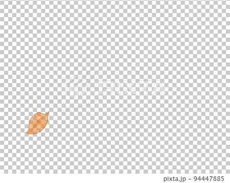 hand painted fallen leaves - Stock Illustration [94447885] - PIXTA