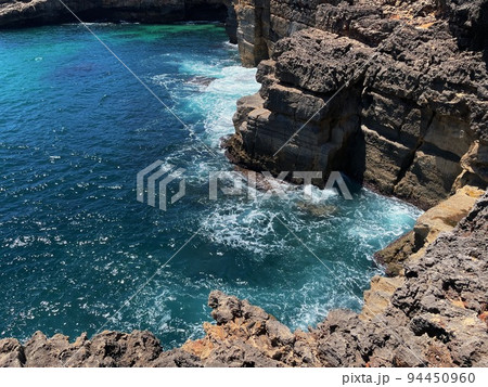 The view on ocean and coast	 94450960