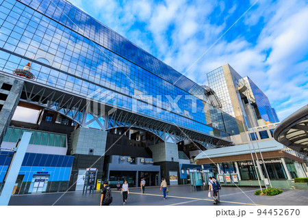 京都府　京都駅周辺の都市風景　京都駅 94452670