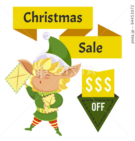 Elf with Letters, Christmas Sale and Price Off 94453072