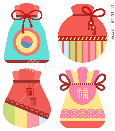Chinese Fortune Bag Bringing Luck and Happiness 94453412